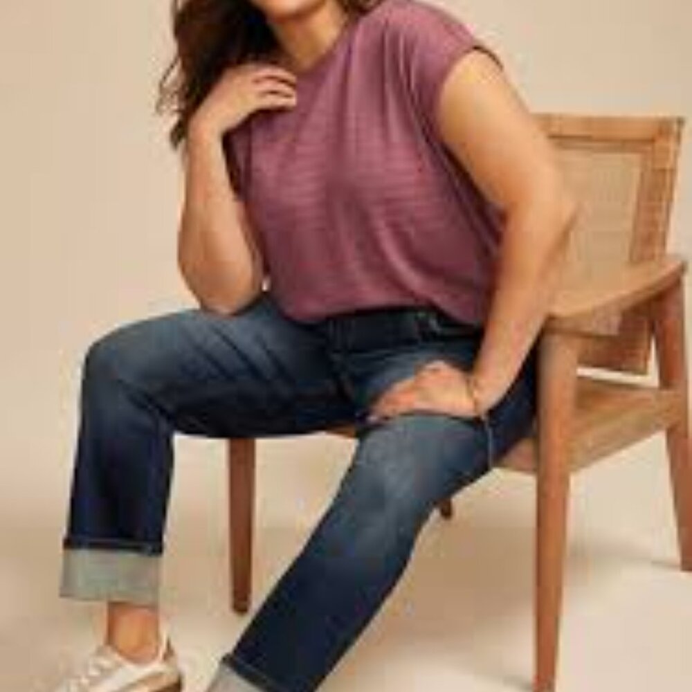 Maurices Plus Size 24/7 Textured Clara Tee Size 2… - image 4